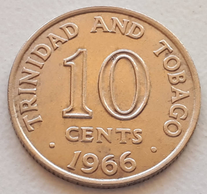 

Тринидад и Тобаго 10 центов 1966