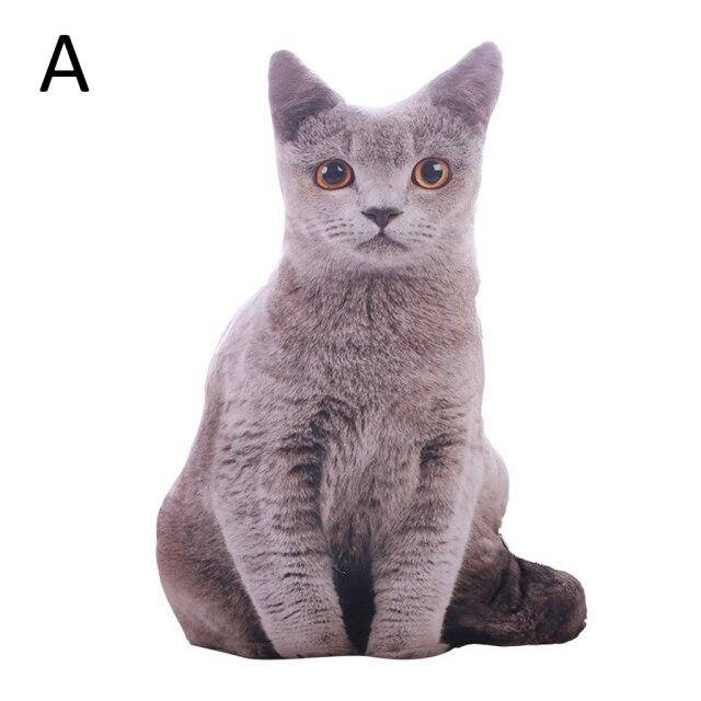 

Подушка "Кот" серый