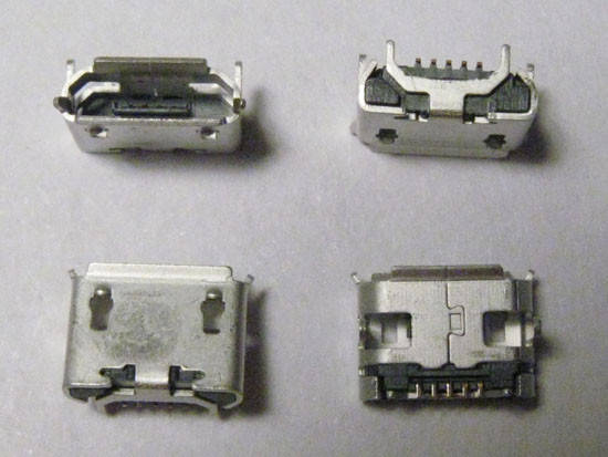 

Разъем гнездо micro USB 5pin