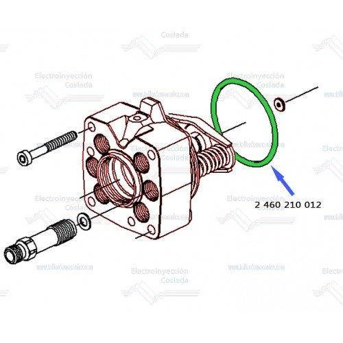 

Кольцо уплотнительное плунжера ТНВД / ПНВТ BOSCH 2 460 210 012 / 59,99X2,62 2460210012