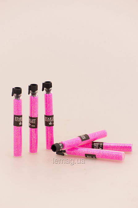 

Starlet Глиттер (песок) для био тату в колбе - Розовый