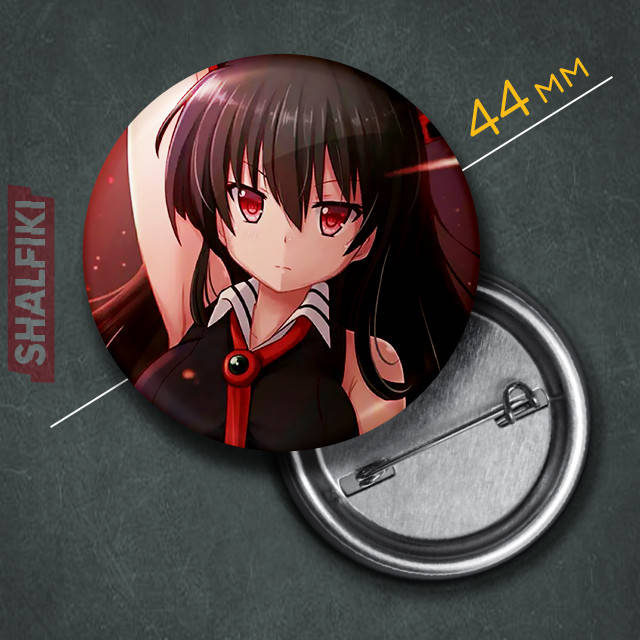 

"Убийца Акамэ! / Akame ga kill!" значок круглый на булавке Ø44 мм
