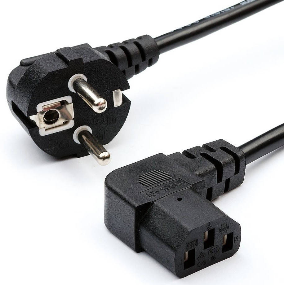 

Кабель питания C13 1.8m Cablexpert (PC-186A-VDE-1.2M) 90 градусов (00103), Черный