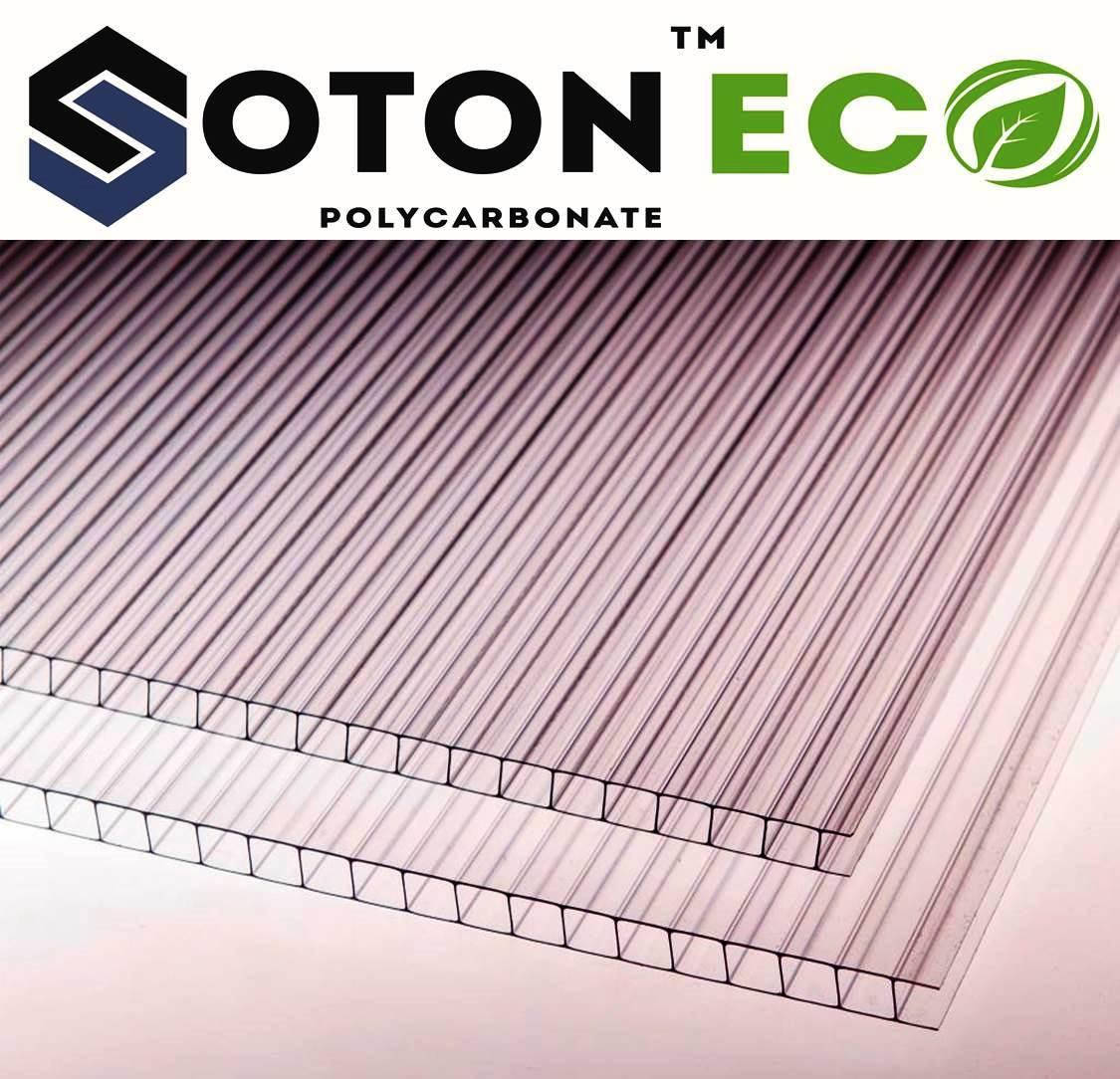 

Сотовый поликарбонат SOTON ECO 6 мм (прозрачный)