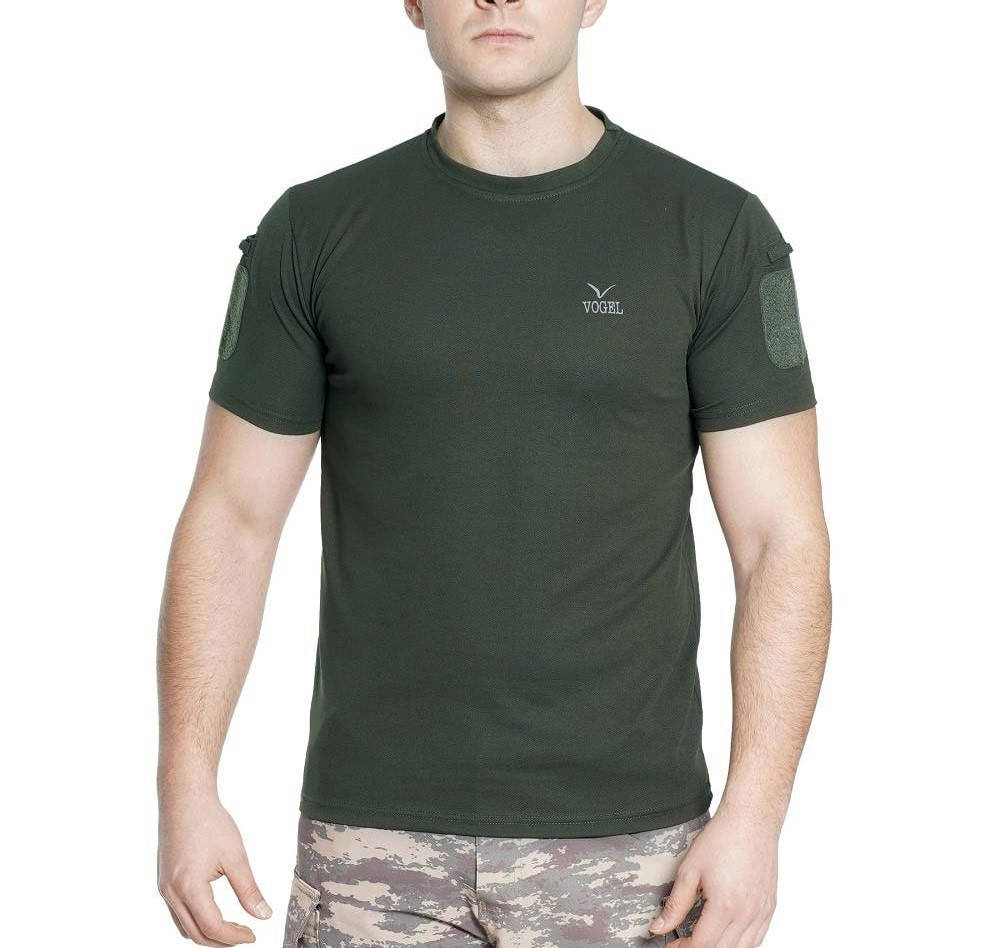 

Тактическая футболка Vogel, М (темно зеленый), Зелёный