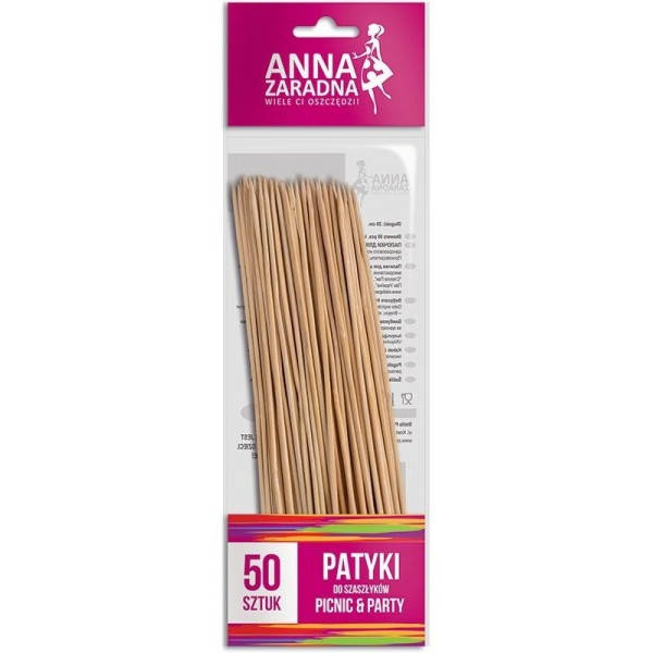 

Палочки для шашлыка Anna Zaradna 20 см, 50 шт