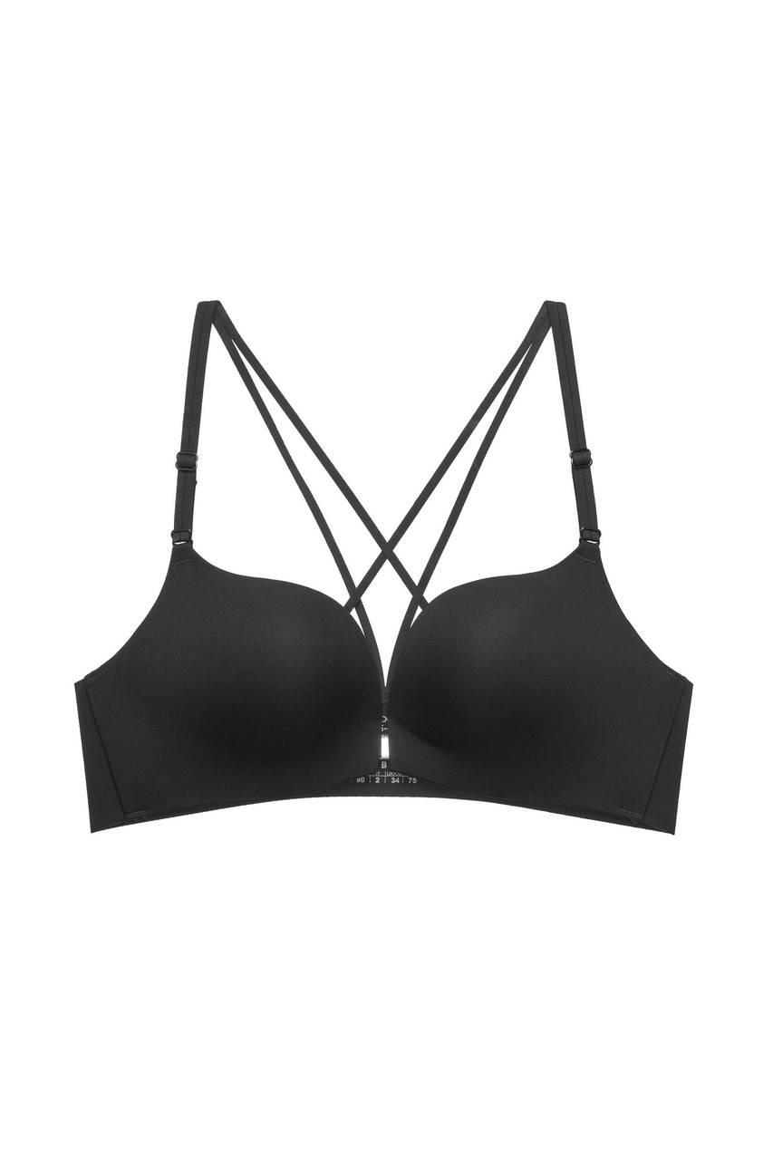 

Бюстгальтер бесшовный пуш-ап микрофибра Anabel Arto 7035-035 черный 85B