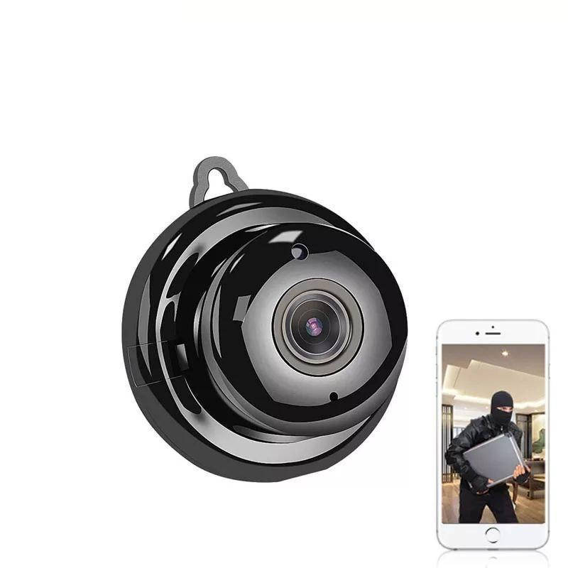 

Охранная мини WiFi IP камера Sdeter mini 1080P не видимая ночью. V380 Pro