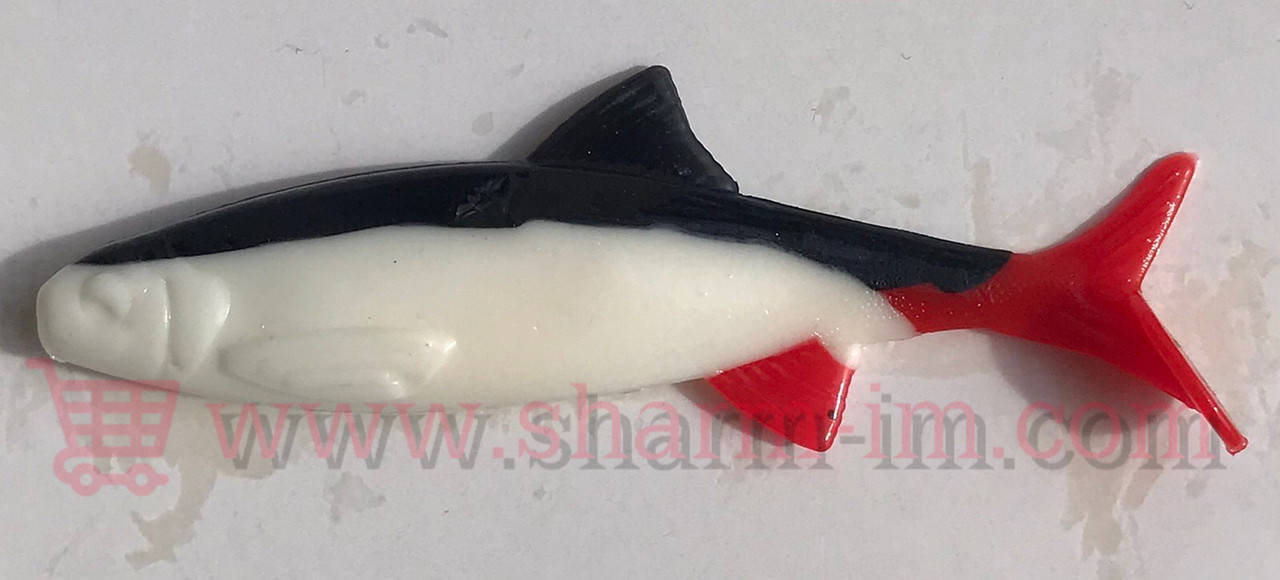 

Силикон Hi-Mera ROACH-Плотва 3"/75 мм (5 шт./уп.) col.#04 White Black Mix