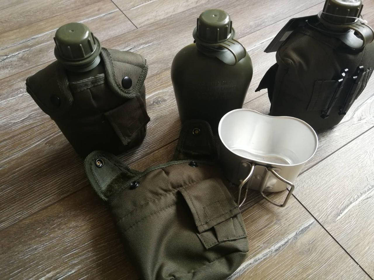 

Тактическая фляга+алюминиевий котелок+чехол Mil-Tec. Есть в наличии (оновлено 18.07), Зелёный