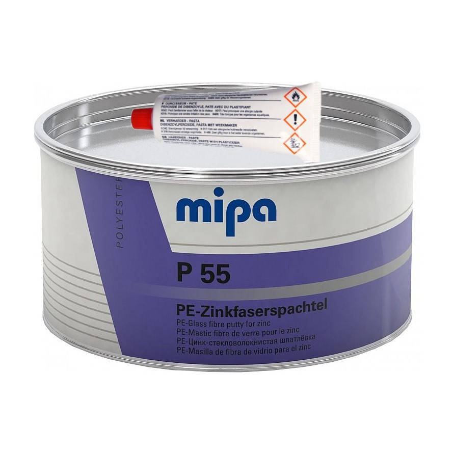 

Стекловолокнистая шпаклевка с цинком Mipa P55 Fibre ZINC 0.875 кг
