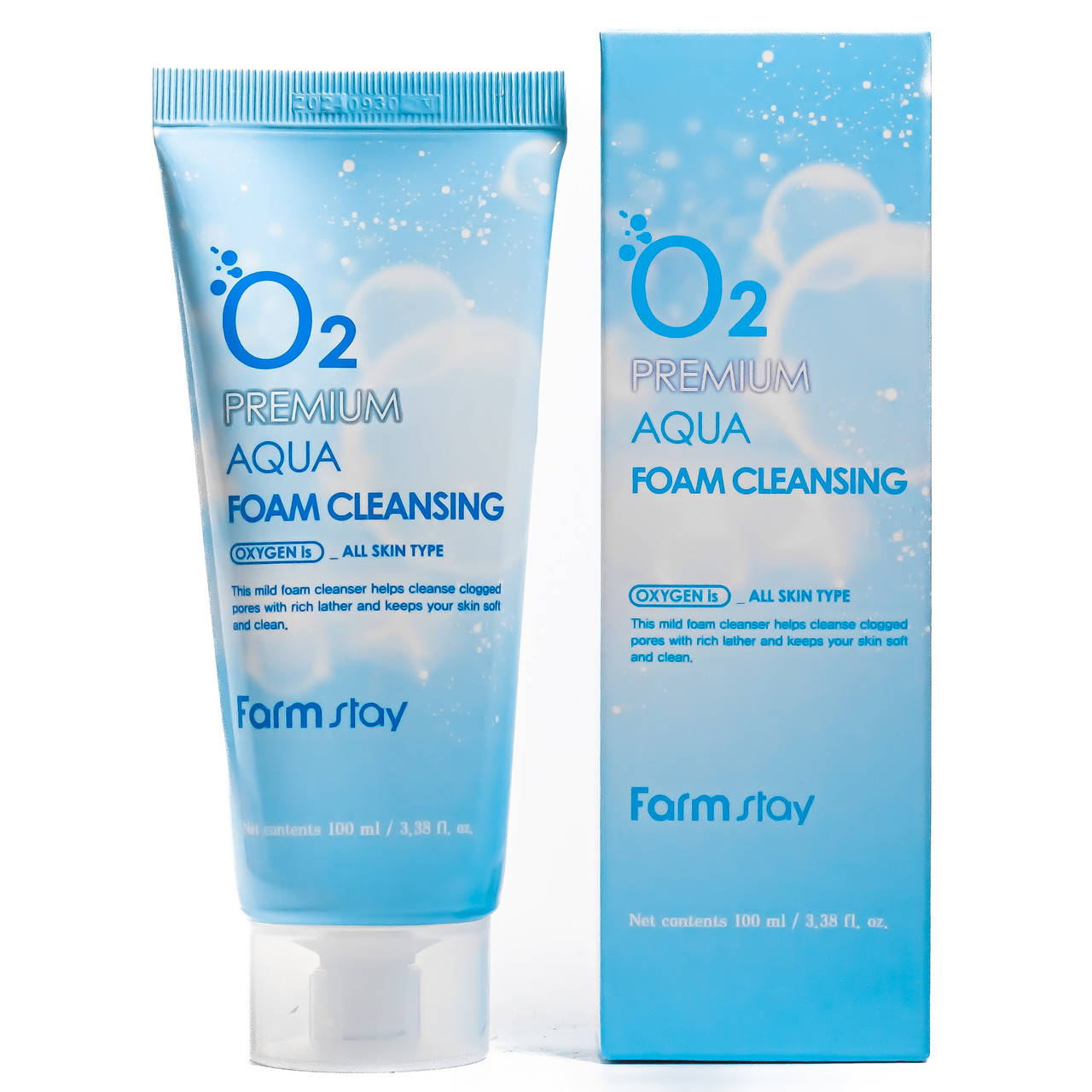 

Пенка для умывания FarmStay O2 Premium Aqua кислородная 100 мл