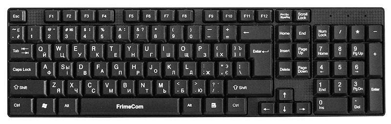 

Клавиатура FrimeCom FC-501-USB Ukr Black USB, Черный