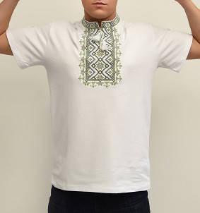 

Футболка вишиванка Зорепад біла L