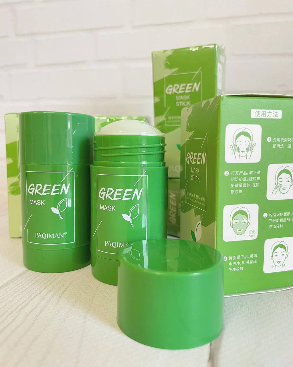 

МАСКА ДЛЯ ЛИЦА PAQIMAN GREEN MASK STIC С ЭКСТРАКТОМ ЗЕЛЕНОГО ЧАЯ