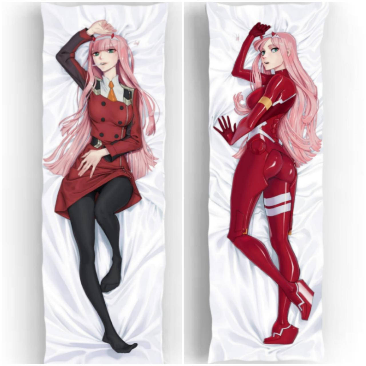 

150 х 50 см 1100 Грн Зеро Ту 02 Zero Two Любимый во Франксе Zero Two Darling In The Franxx Подушка Дакимакура, Разные цвета