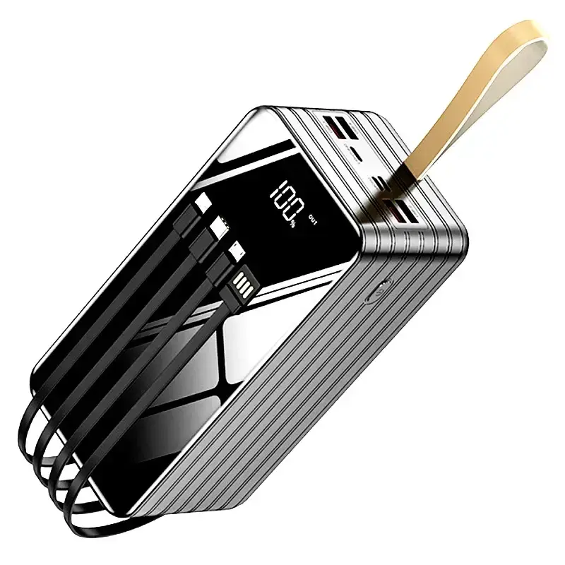 

Внешний аккумулятор повербанк power bank Paleon PLO-4U80 80000mAh 2A 5W 4xUSB/Type-C/MicroUSB/Lightning Black