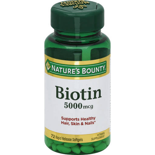 

Биотин Nature's Bounty Biotin 5000 mcg 72 softgels