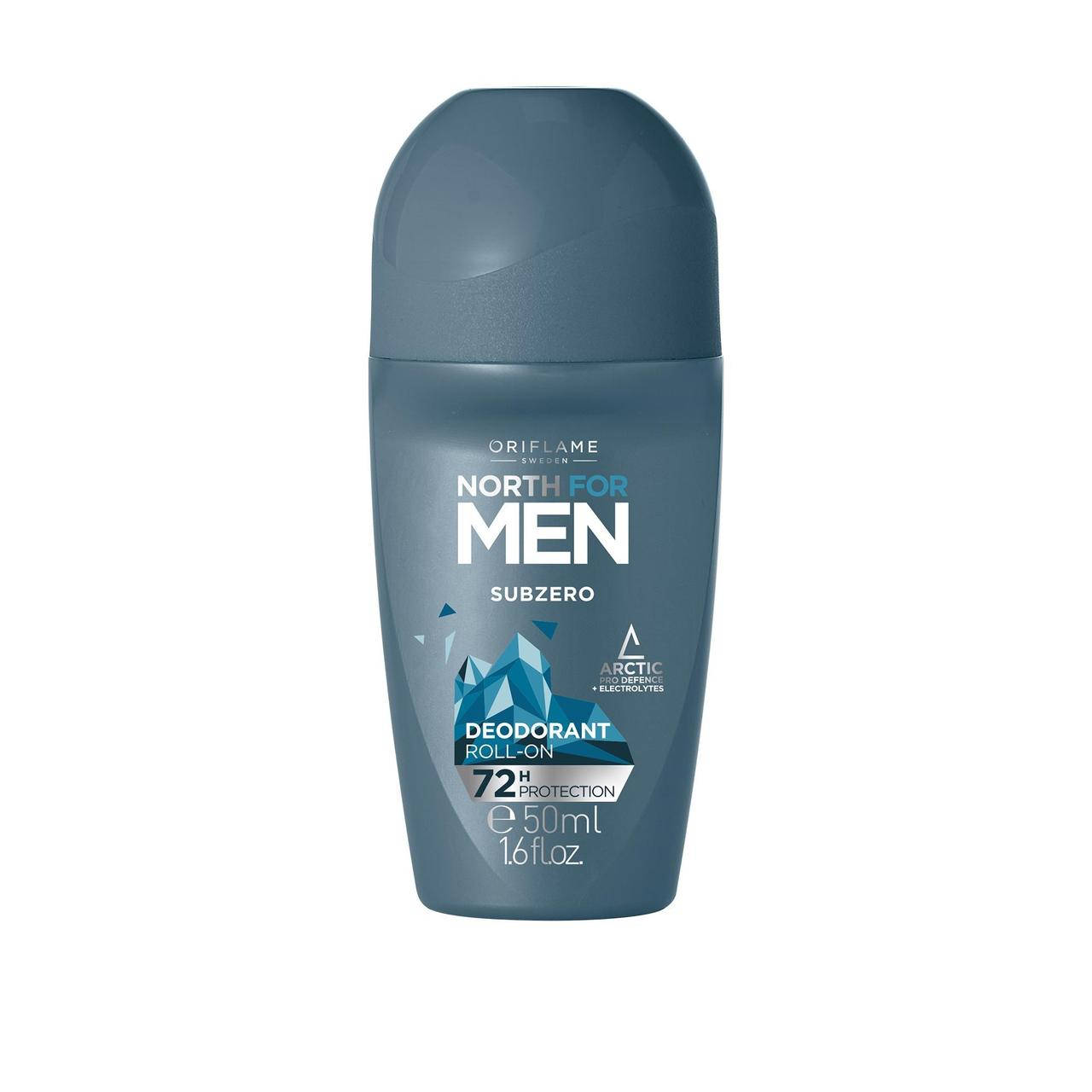 

Шариковый дезодорант-антиперспирант North For Men Subzero
