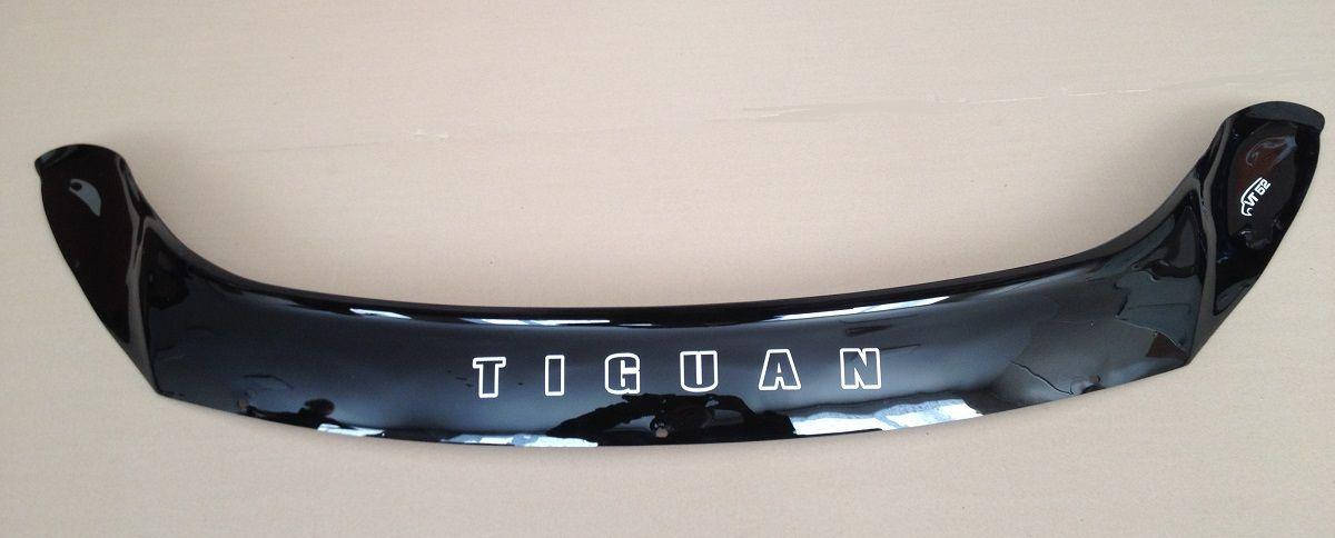 

Мухобойка VW Tiguan (2008-2016) (VT-52) Дефлектор капота накладка