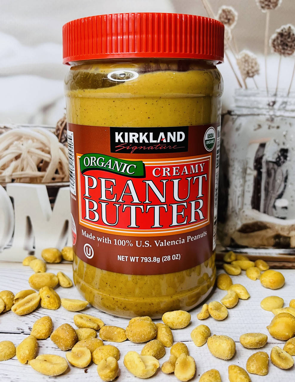 

Арахісова паста органічна кремова KIRKLAND Organic Creamy Peanut Butter