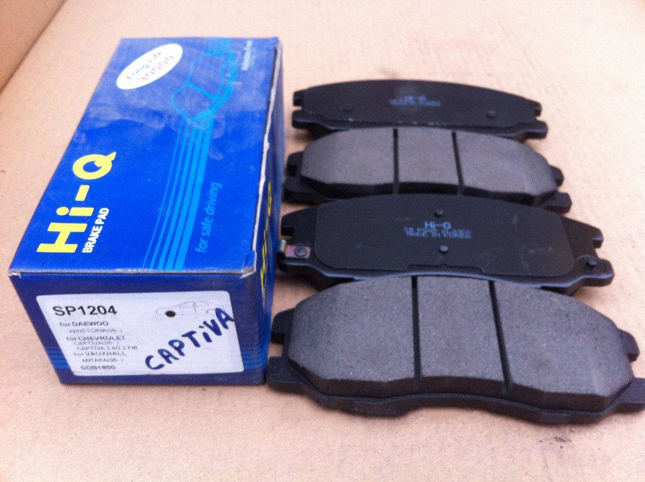 

Колодки тормозные передние Chevrolet Captiva (Шевроле Каптива) HI-Q SP-1204