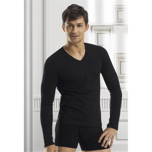 

Мужская термо-кофта Doreanse Thermalwear 2985 черная L, Черный