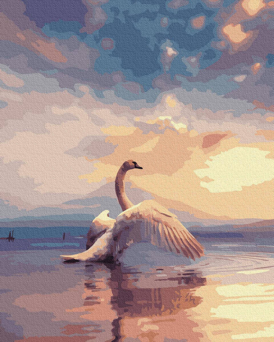 

Картина по Номерам Грациозный взлёт 40х50см RainbowArt