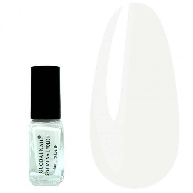 

Лак краска для стемпинга Global Nail polish с кисточкой 6 мл белый