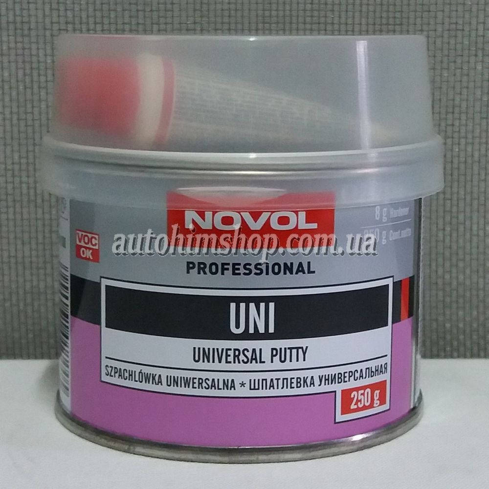

Шпатлевка Novol Uni среднезернистая 242+8 г