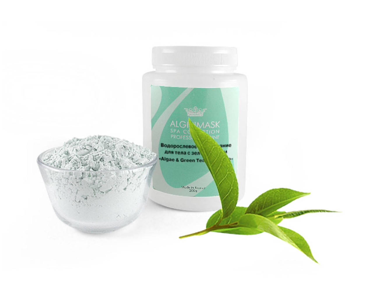 

Водорослевое обертывание для тела с зеленым чаем - "Algae & Green Tea body wrap", 1000 г