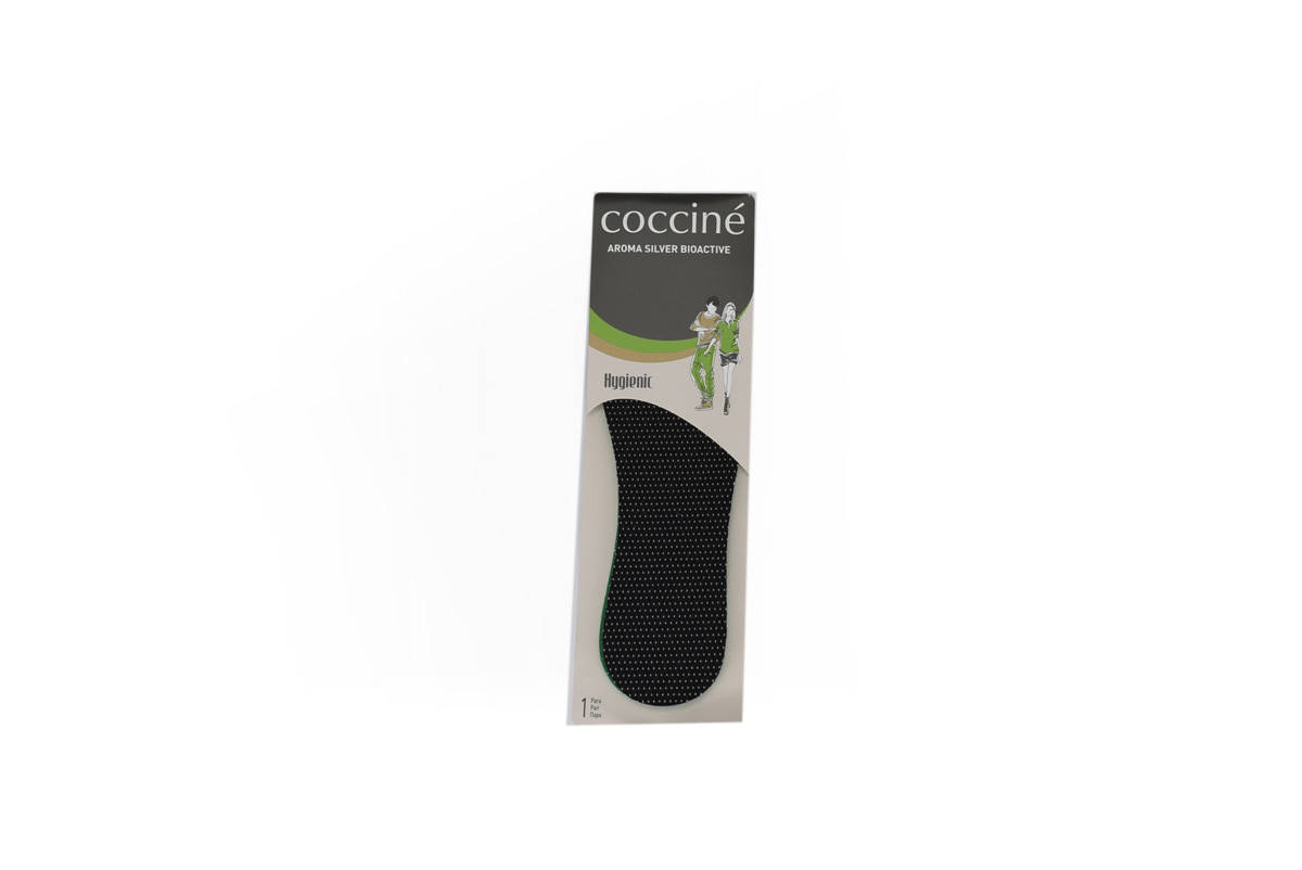 

Стельки антибактериальные с ионами серебра Coccine AROMA SILVER BIOACTIVE Небшитая