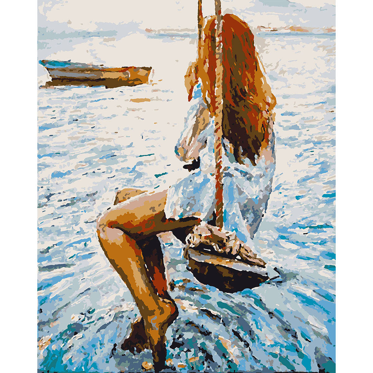 

Картина по номерам Ожидание 40*50 см. Santi код:953818