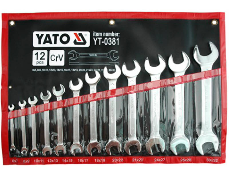 

Набор гаечных рожковых ключей Yato YT-0381