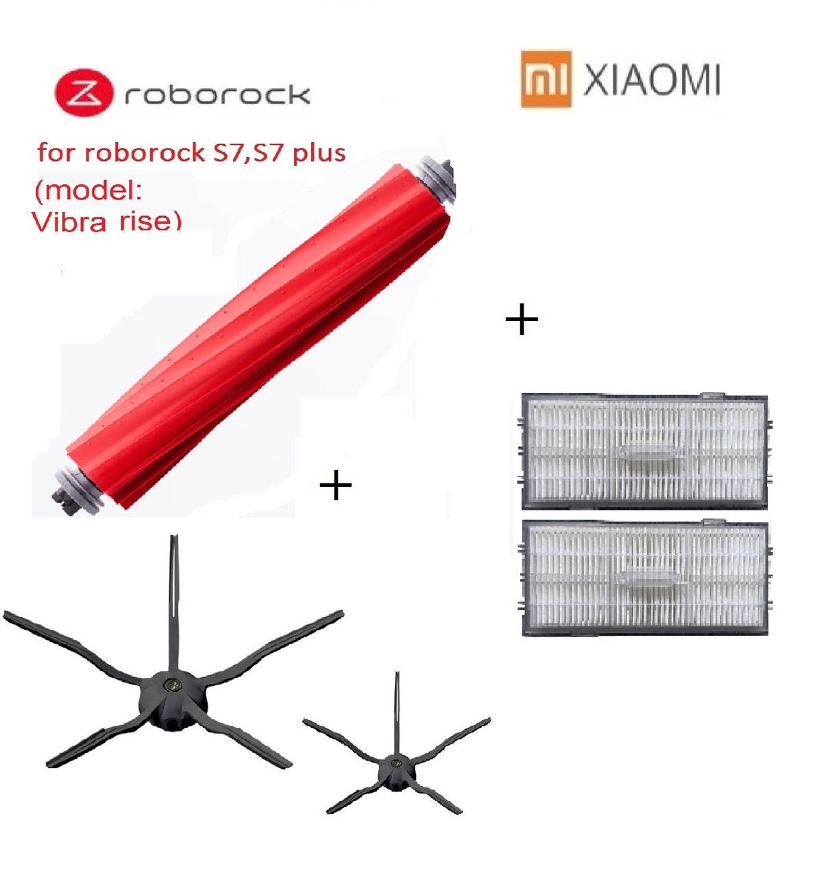 

Комплект для робота-пылесоса Xiaomi RoboRock S7 S7 Plus T7 T7Plus (VibraRise) Black