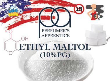 

Ethyl Maltol (10%PG) ароматизатор TPA (Этилмальтол)