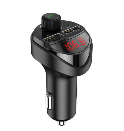 

FM трансмиттер KUULAA Bluetooth 4.2 + 2 USB 3.4A