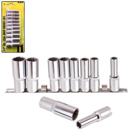 

Alloid. Набор головок высоких 1/2 на планке, 10,11,12,13,14,17,19,21,22,24 mm. 11 предм.12гр (НГП-4011-12)