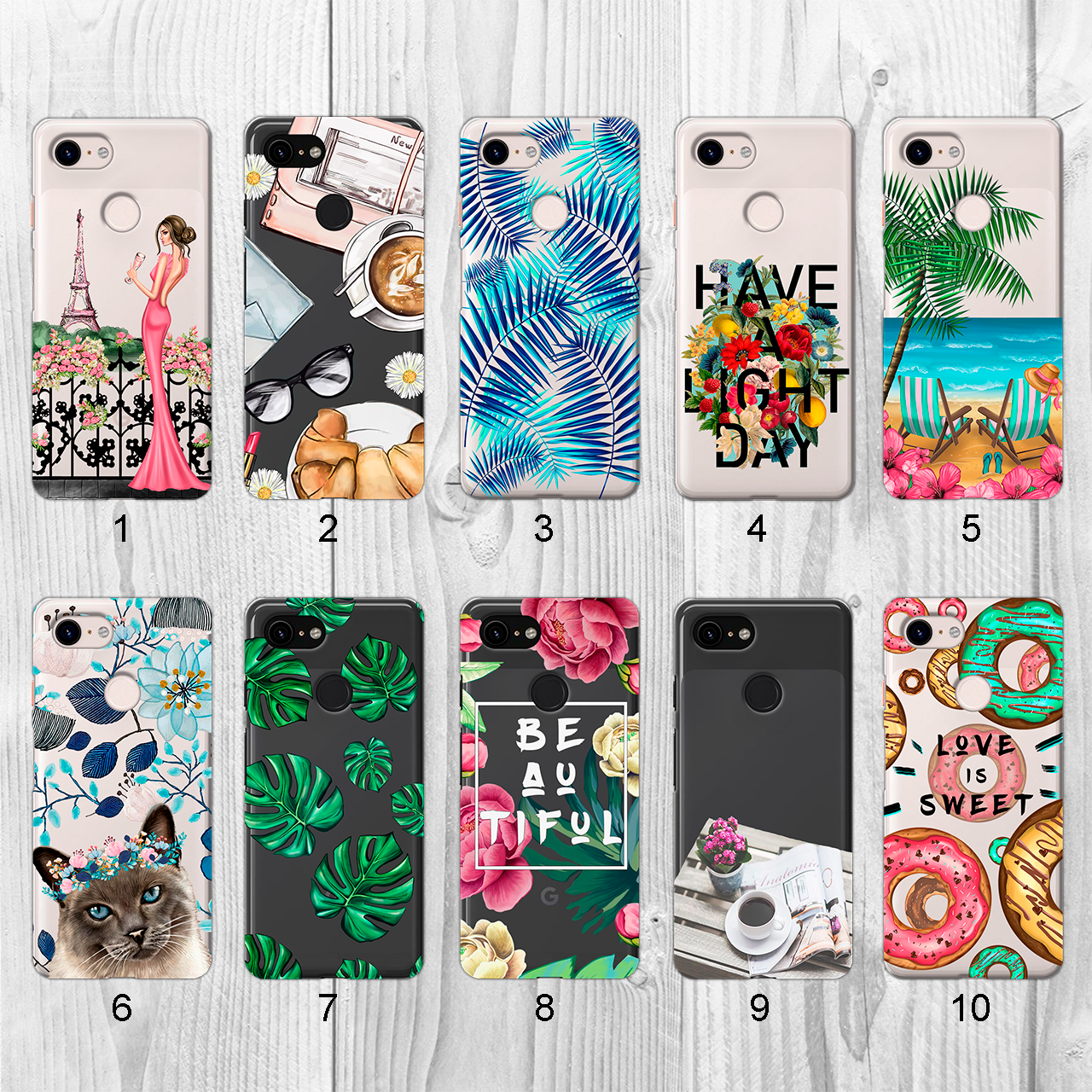 

Силиконовый чехол с рисунком для Google Pixel 3A XL (new collection)
