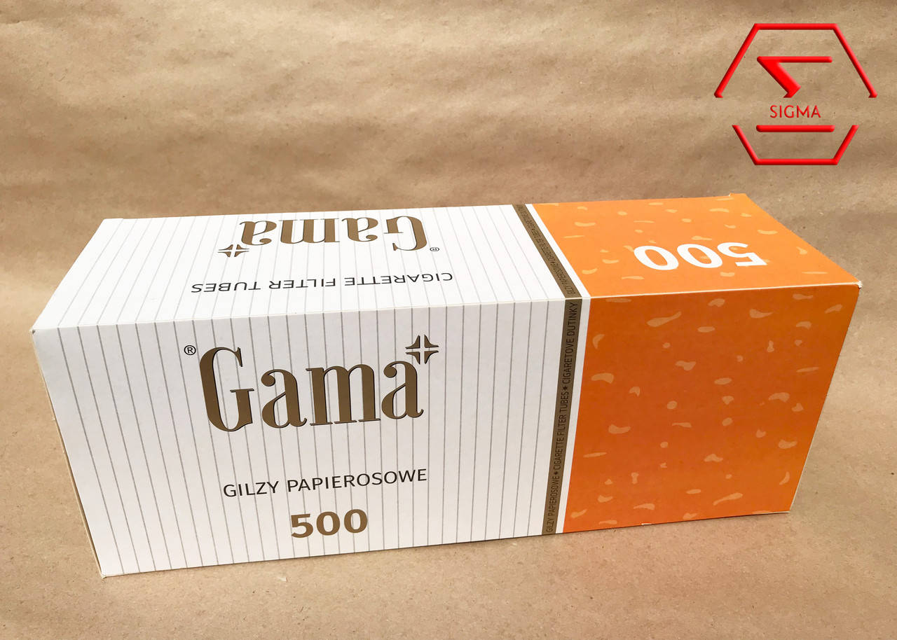 

Гильзы для набивки сигарет GAMA 10000 шт.