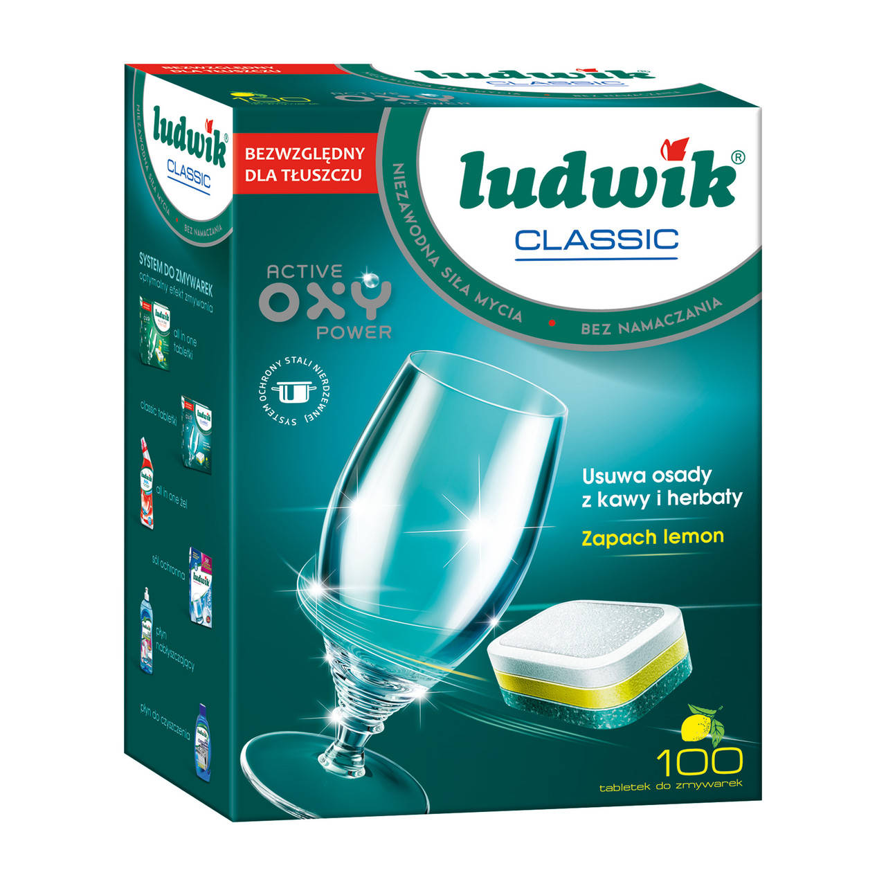 

Таблетки для посудомоечных машин Ludwik Classic100 шт