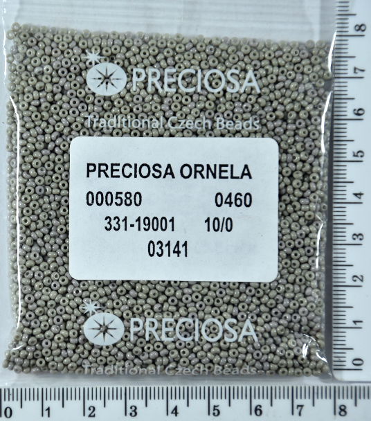 

Бисер PRECIOSA №10/0 натур №03141 пакет 50 грамм уп=1пакет