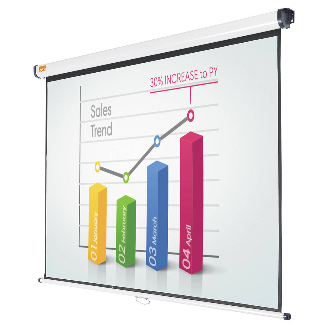 

Проекционный экран Nobo Projection Screen Wall Mounted 1750*1325мм.