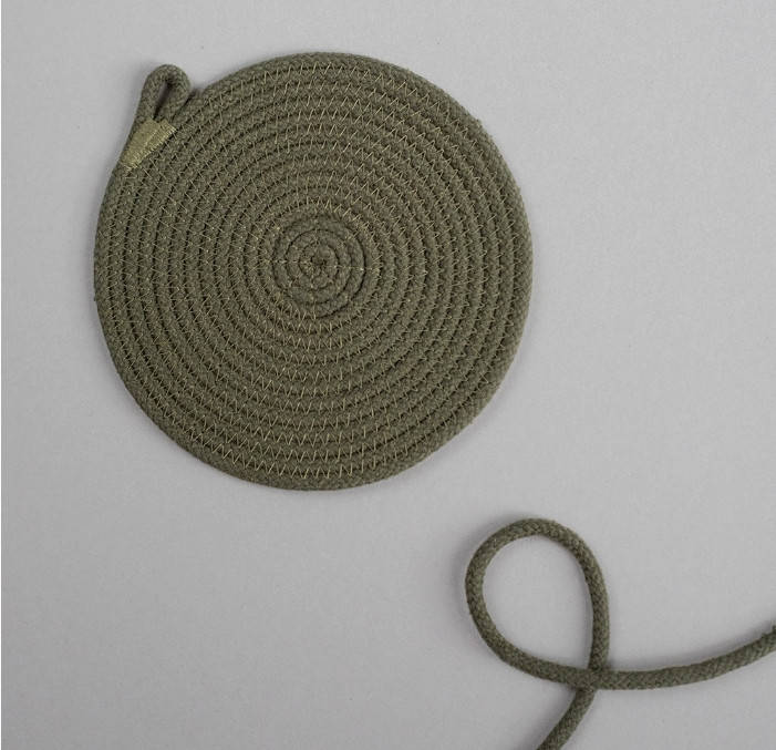 

Шнур плетёный 5 мм с сердечником Хаки