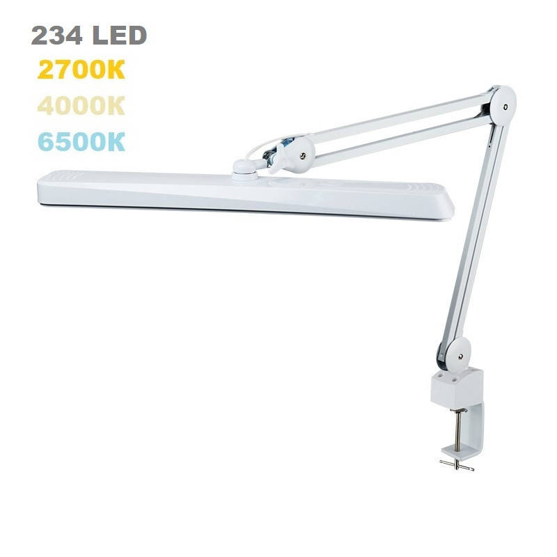 

Настольная лампа бестеневая DoctorLamp 9505 (234LED) 24W с регулировкой яркости и цветовой температуры, Белый