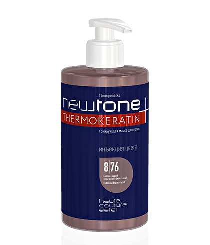 

Тонуюча маска для волосся Haute Couture Newtone 8/76 Світло-русявий коричнево-фіолетовий 435 мл