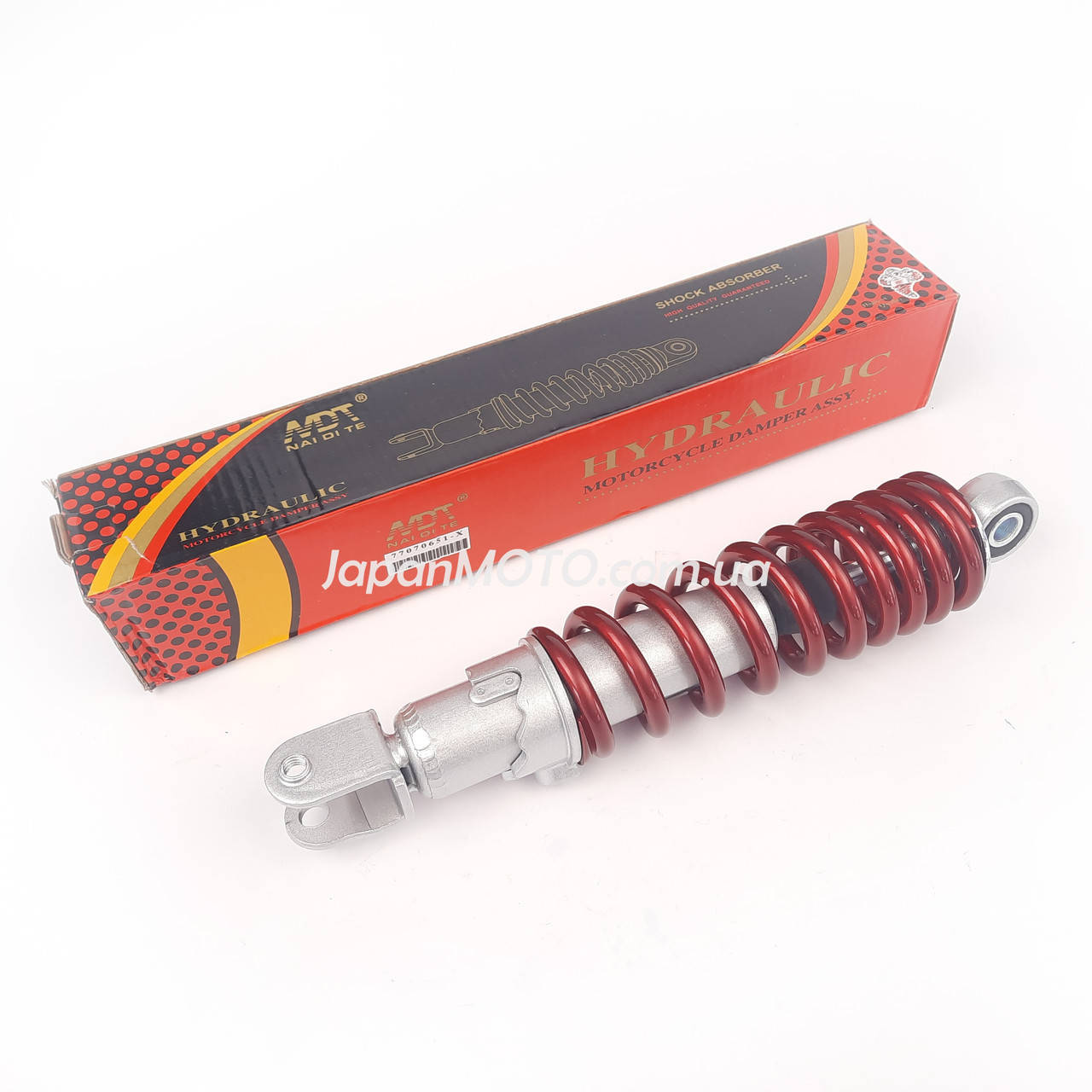 

Амортизатор YAMAHA JOG 265mm, регулируемый (красный) NDT