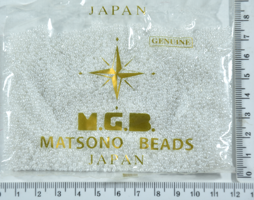 

Бисер №15 "MATSUNO"-Япония(50гр) бел уп=1шт