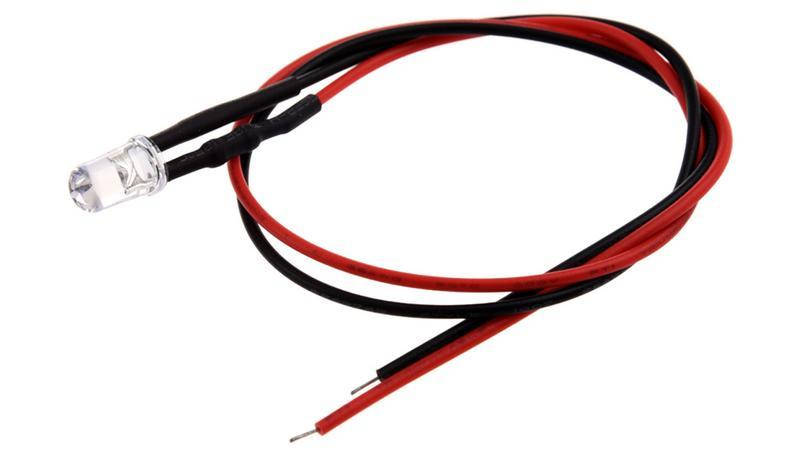 

Светодиод LED F5 5мм 5V теплый белый с проводом 18-20см (15850)