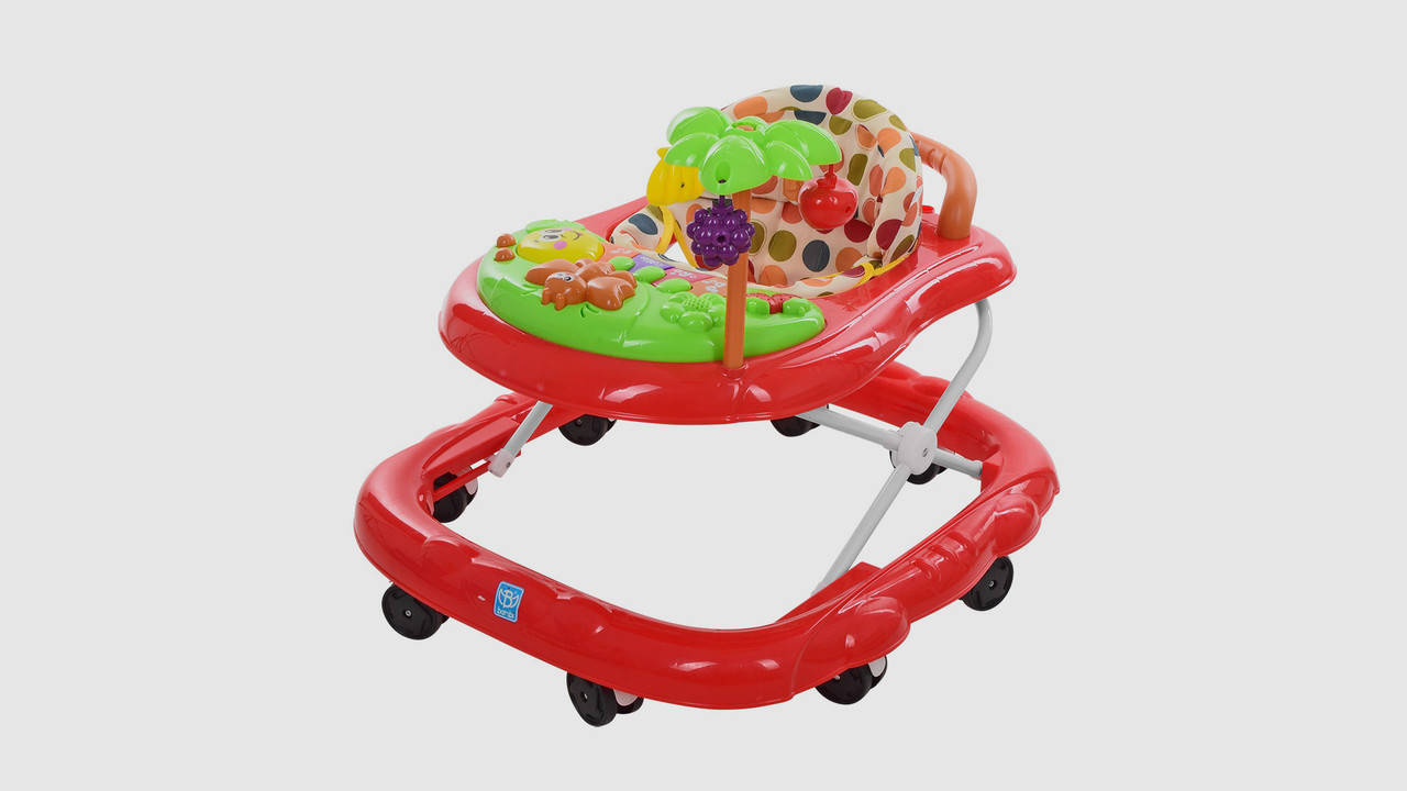 

Ходунки 2в1 BAMBI R28-3 стопор Красный (KI01009)